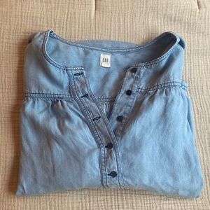 Gap denim blouse